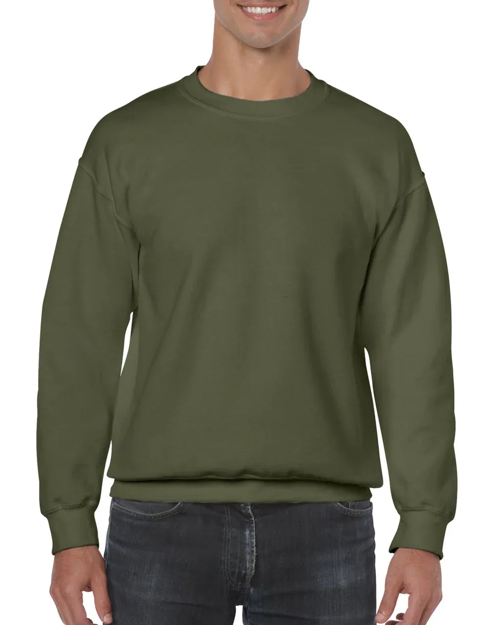 Custom Long Sleeve Sweatshirts - Gildan 18000 Heavy Blend