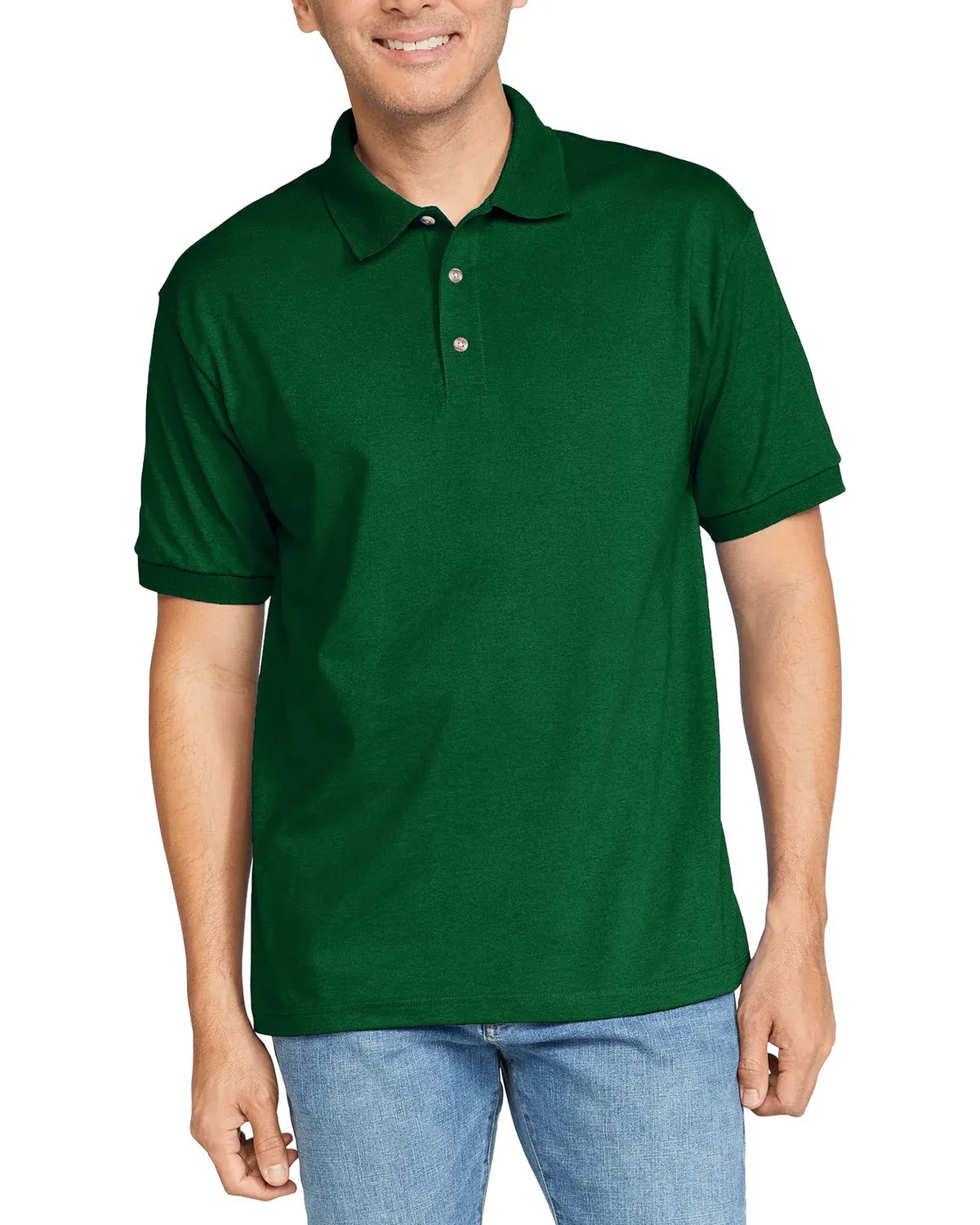 Design Custom Plus Size Polo Shirts - Gildan DryBlend | Size XL-3XL