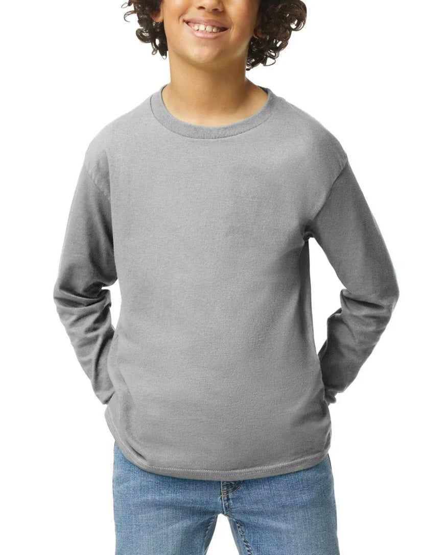 Kids Custom Long Sleeve Tee Shirts - Gildan G5400B Youth