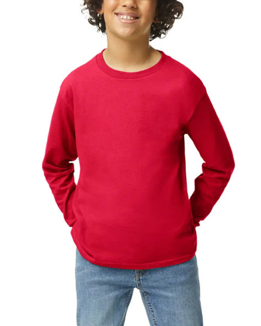 Kids Custom Long Sleeve Tee Shirts - Gildan G5400B Youth