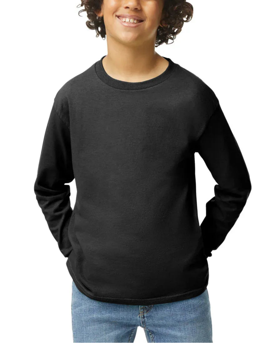 Kids Custom Long Sleeve Tee Shirts - Gildan G5400B Youth