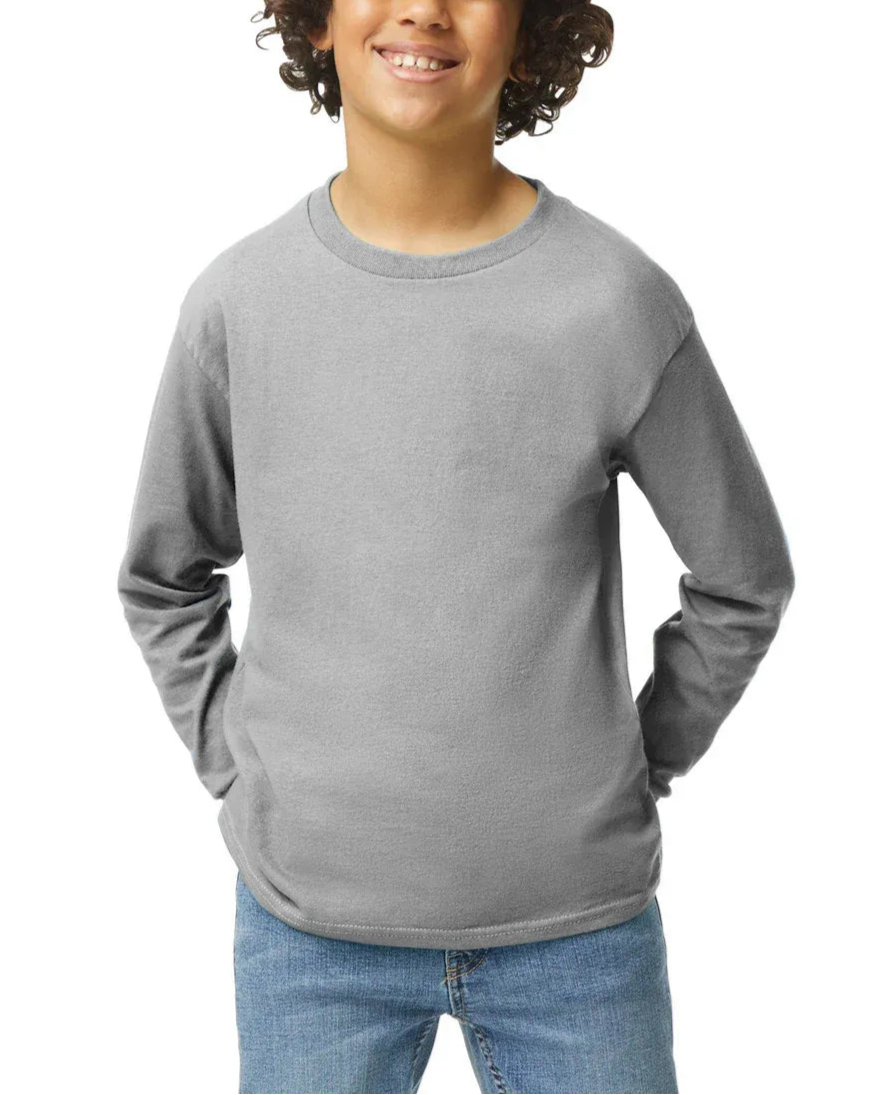 Kids Custom Long Sleeve Tee Shirts - Gildan G5400B Youth