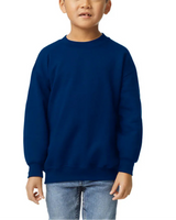 Kids Custom Long Sleeve Sweatshirts - Gildan 18000B Youth