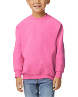 Kids Custom Long Sleeve Sweatshirts - Gildan 18000B Youth