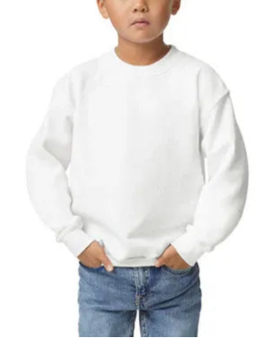 Kids Custom Long Sleeve Sweatshirts - Gildan 18000B Youth